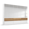 Winnipeg Alpine White With Mirror 6 Door Wardrobe with Drawers - W271CM