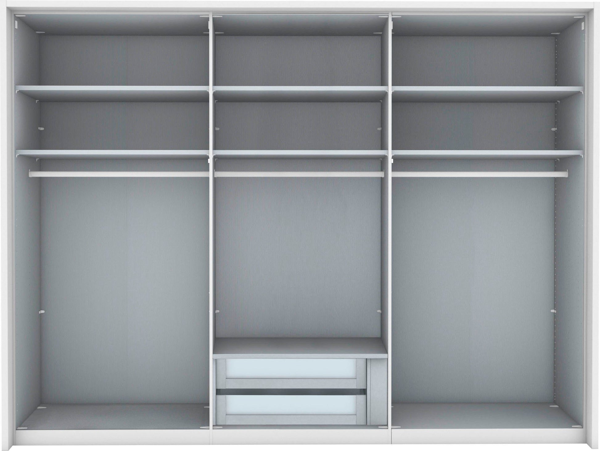 Wiemann Drawer Insert with 2 Drawers and Glass Front - VIP - Interior view