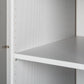 Monaco 3000 Bianco Oak Champagne 2 Door Sliding Wardrobe with Mirror 