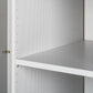 Tulsa Bianco Oak Double Freestanding Mirrored Wardrobe 