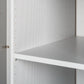Tulsa Bianco Oak Double Freestanding Mirrored Wardrobe 