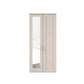 Kempton 2 Door Hinged Wardrobe with Right Door Mirror 