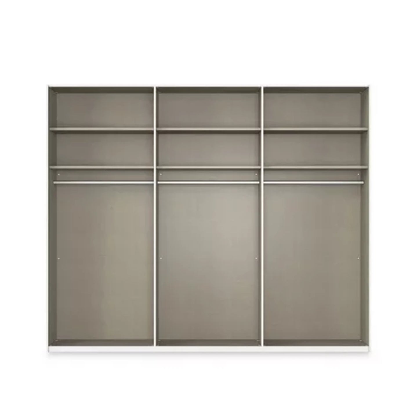 Rauch Heaven 3 Door Slider Wardrobe with Décor Doors - Internal Comparments