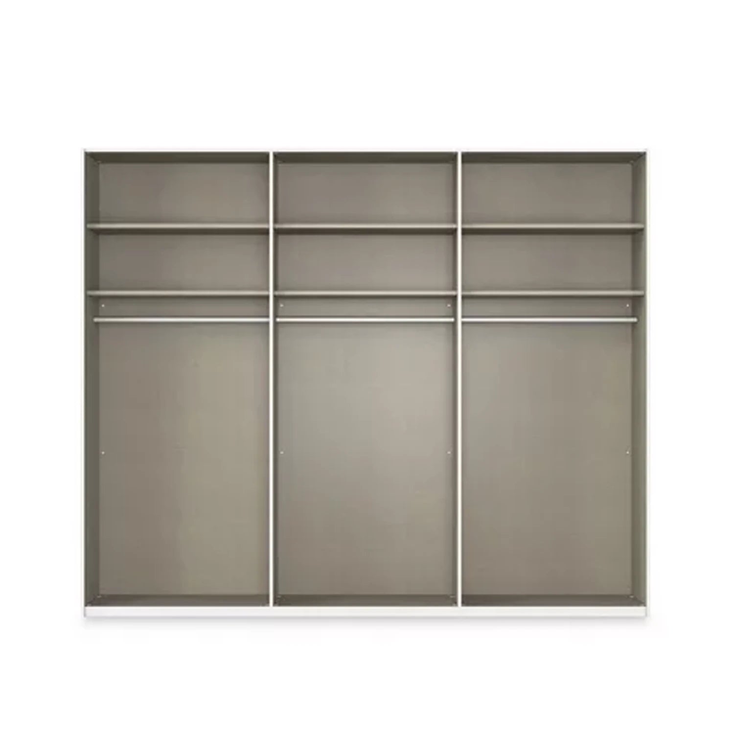 Rauch Heaven 3 Door Slider Wardrobe with Décor Doors - Internal Comparments