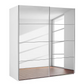 Rauch Subito 2 Door Full Mirror Sliding Door Wardrobe in Alpine White