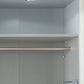Monaco 3000 Bianco Oak Champagne 2 Door Sliding Wardrobe with Mirror 